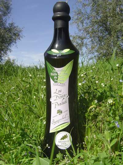 Huile d'Olive fruité léger - Olive de Nice - Champsoleil